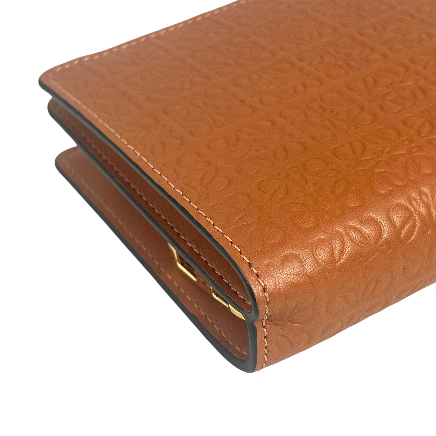 Loewe リピート コンパクトウォレット 二つ折り財布 - ブラウン