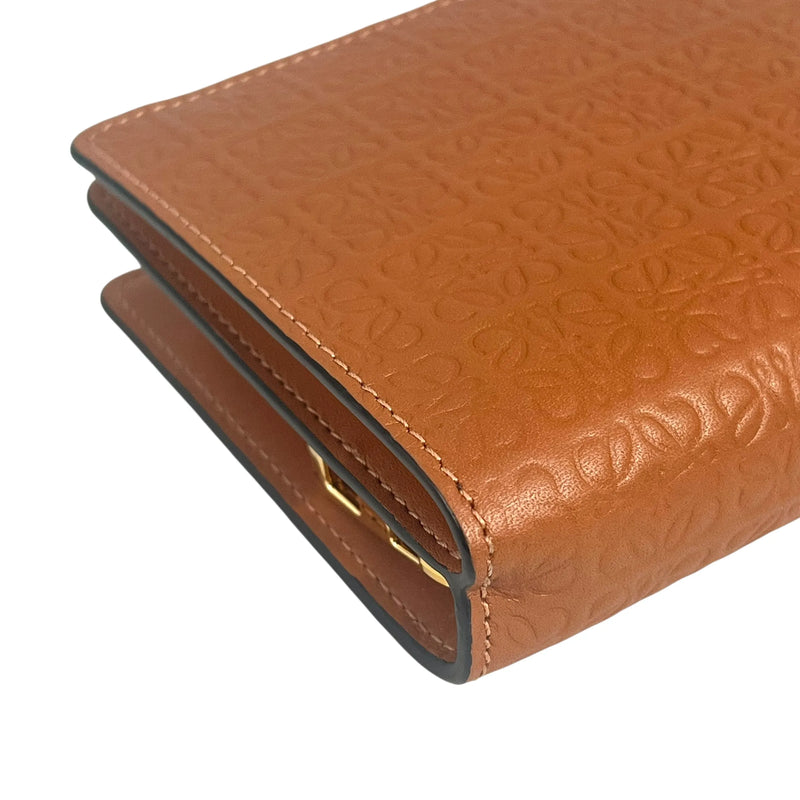 Loewe リピート コンパクトウォレット 二つ折り財布 - ブラウン