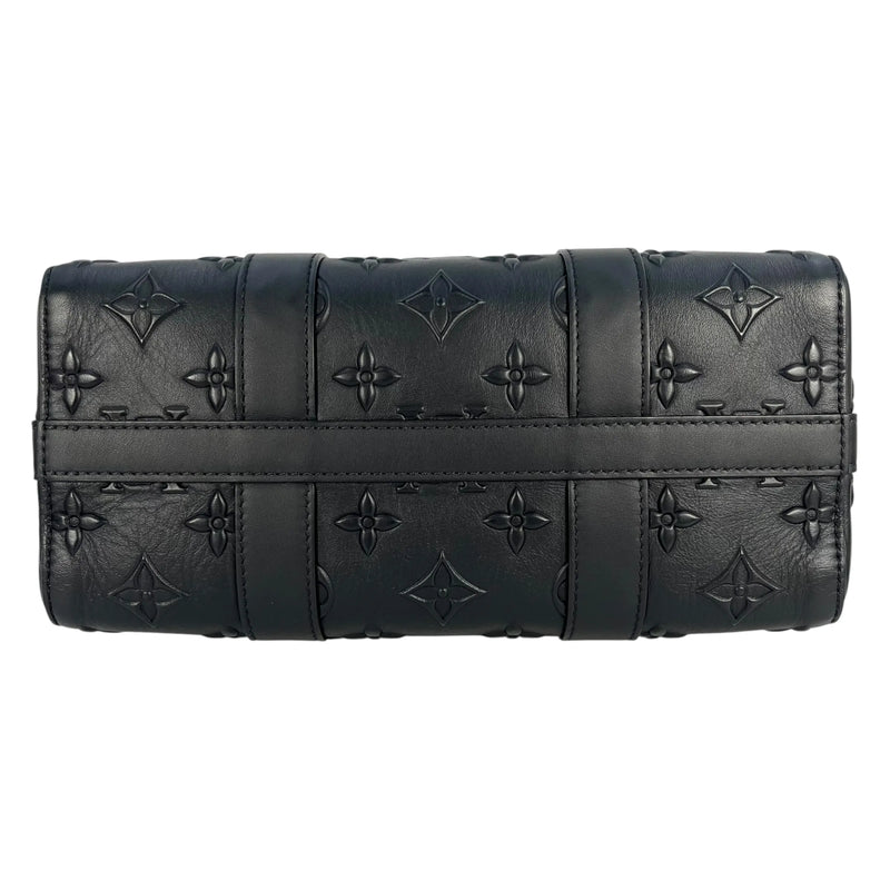 LOUIS VUITTON シティ キーポル モノグラム シール ショルダーバッグ - ブラック