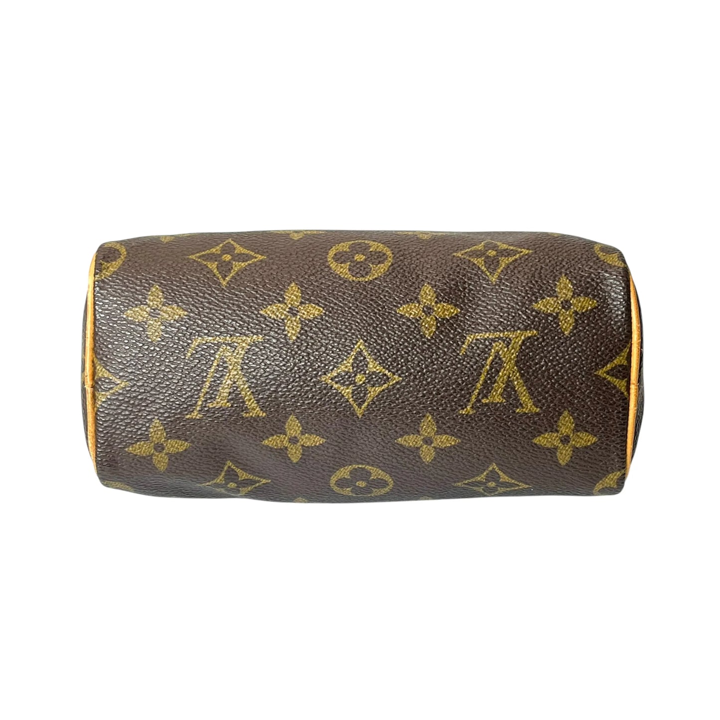 LOUIS VUITTON モノグラム ミニ スピーディ ハンドバッグ - ブラウン