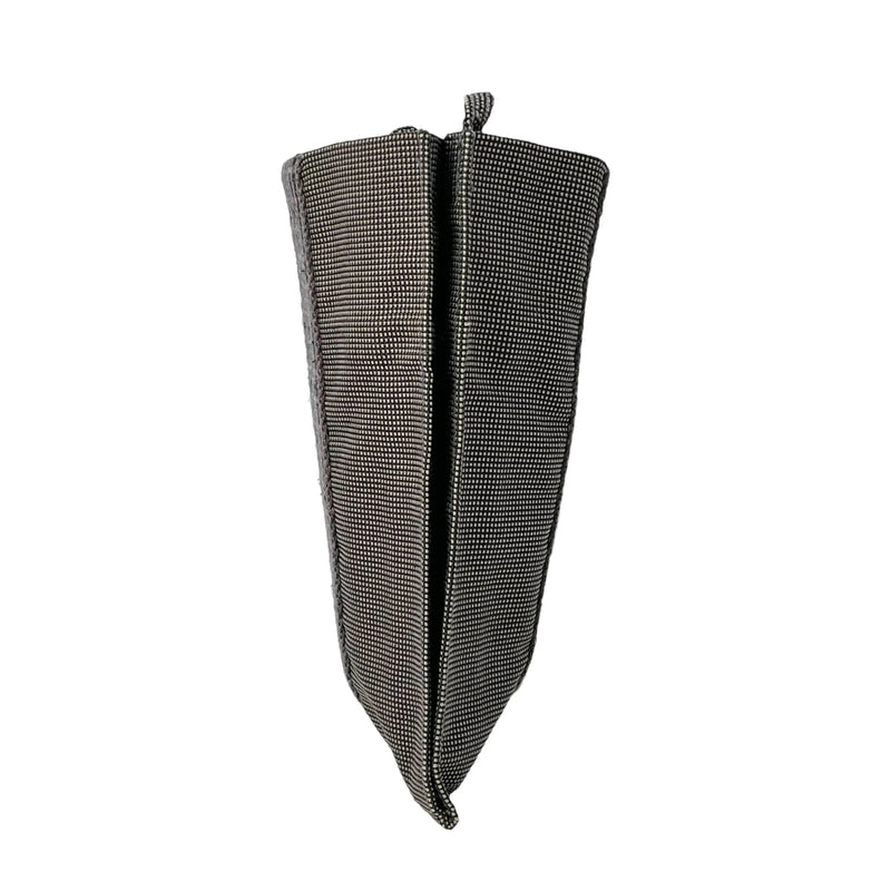 HERMES Air Line Canvas Shoulder Bag - Grey 