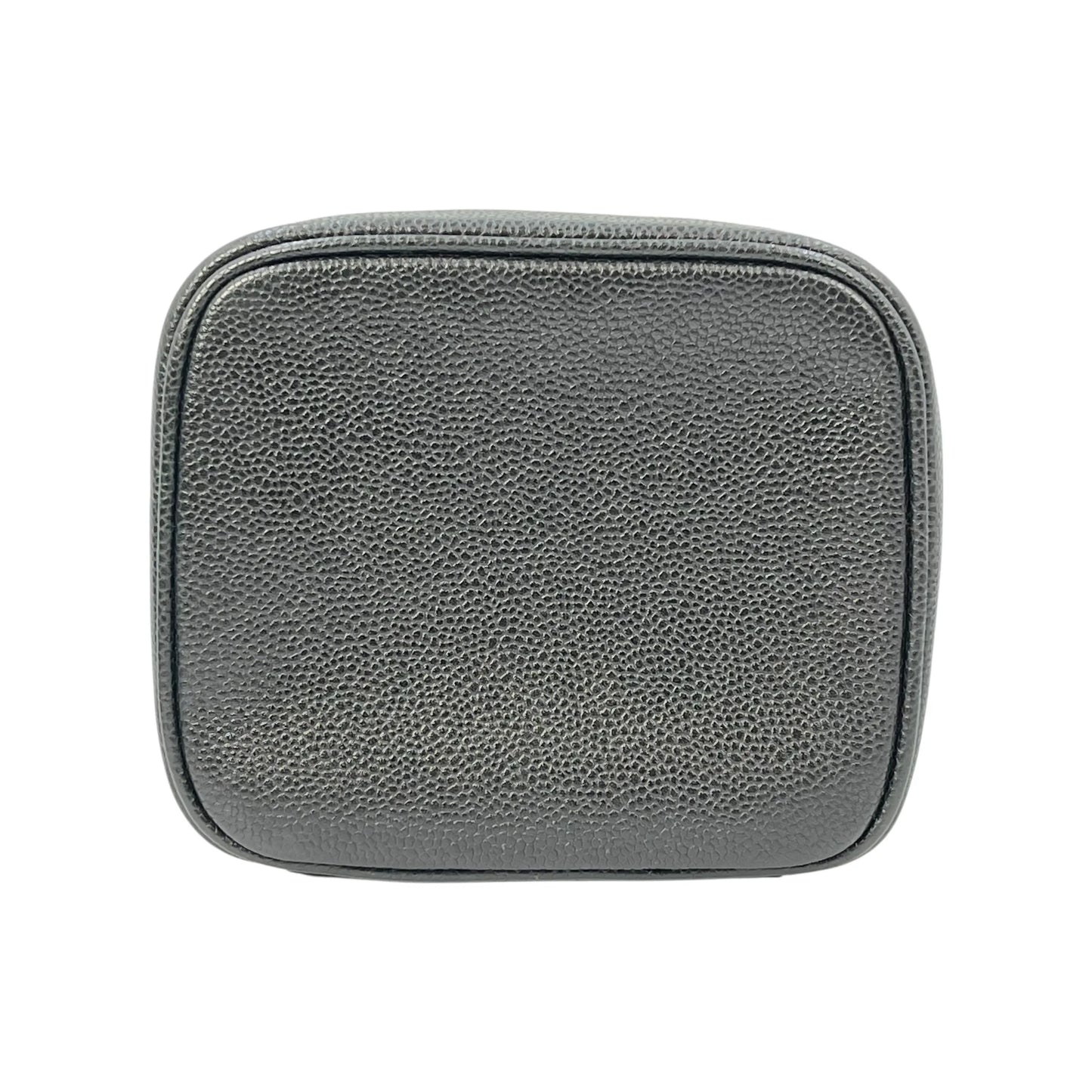 CHANEL Coco Mark Caviar Skin Vanity Bag Mini Bag - Black 