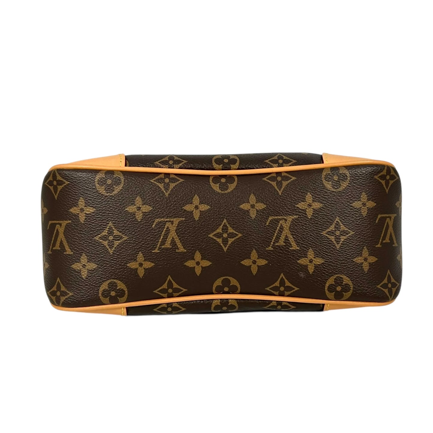 LOUIS VUITTON ナノ ブローニュ モノグラムキャンバス ショルダーバッグ - ブラウン