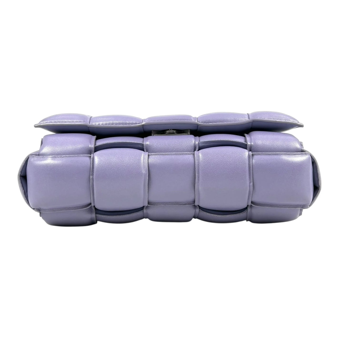 BOTTEGA VENETA Padded Cassette Bag Lambskin Shoulder Bag - Purple 