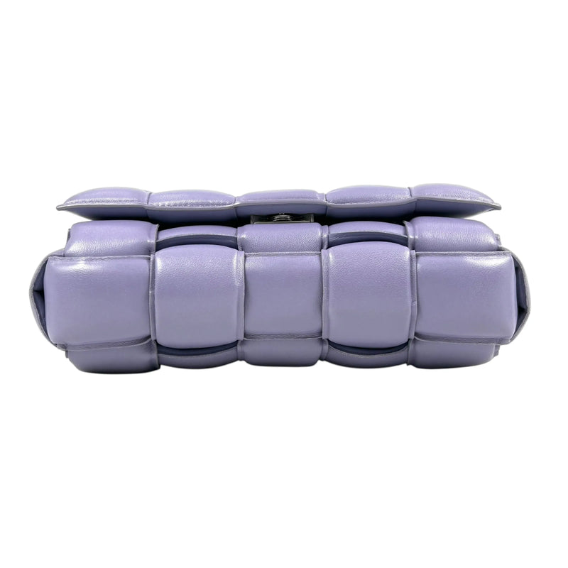 BOTTEGA VENETA Padded Cassette Bag Lambskin Shoulder Bag - Purple 
