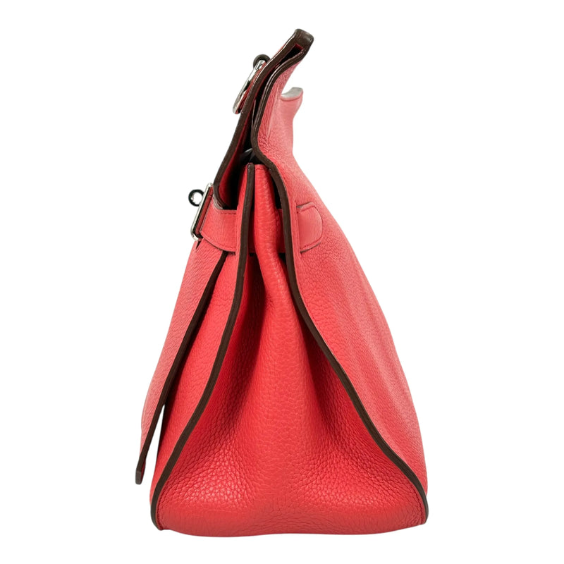 Hermès Gypsiere 37 Shoulder Bag in Taurillon Clemence Leather with N Stamp (2010) - Red 