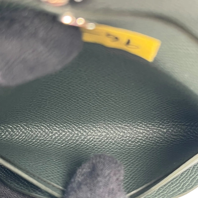 Hermès Calvi Duo Epson K Stamp (2025) Card Case and Coin Purse - Gray 