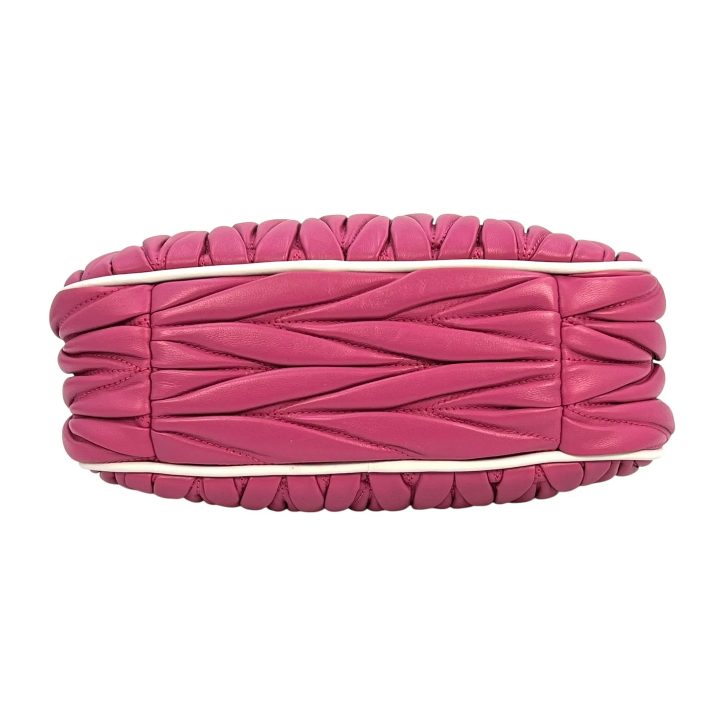 MiuMiu ワンダー マテラッセレザー ハンドバッグ ショルダーバッグ - ピンク