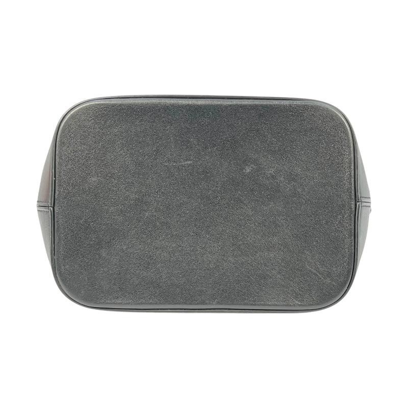 CELINE Small Bucket Cuir Triomphe Calfskin Shoulder Bag - Black 