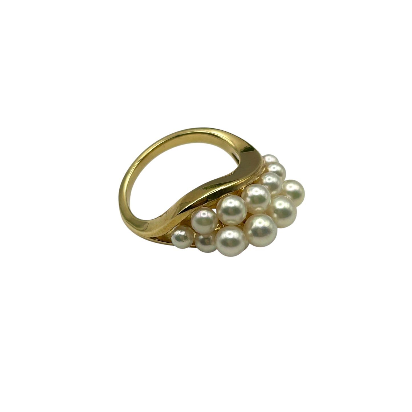 MIKIMOTO Pearl Ring Jewelry - 18K 
