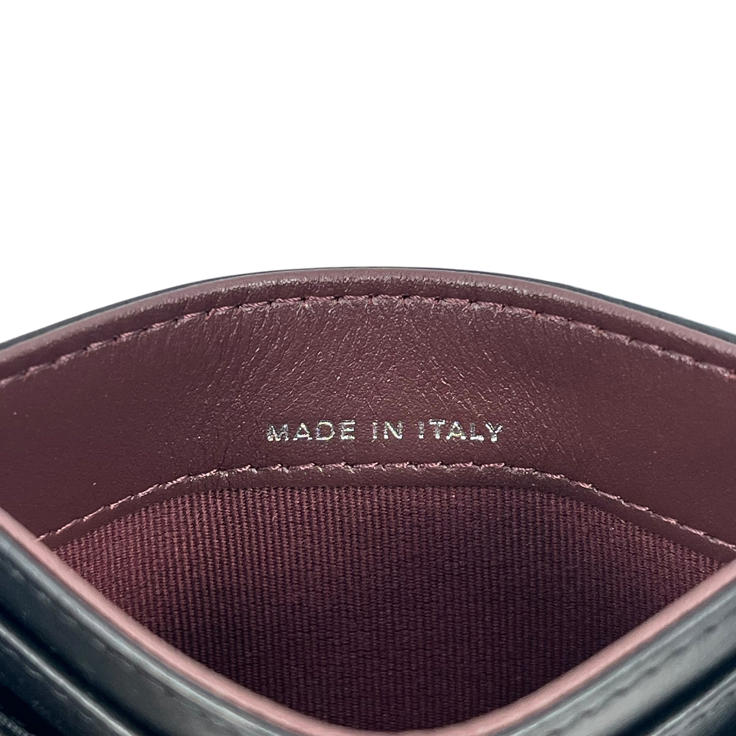 CHANEL 2.55 シェブロン キルテッド カードケース - ブラック