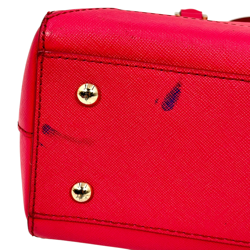 MCM Leather Handbag/Shoulder Bag - Pink 