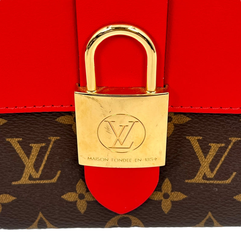 Louis Vuitton Monogram Rocky BB Handbag/Shoulder Bag - Brown and Red 