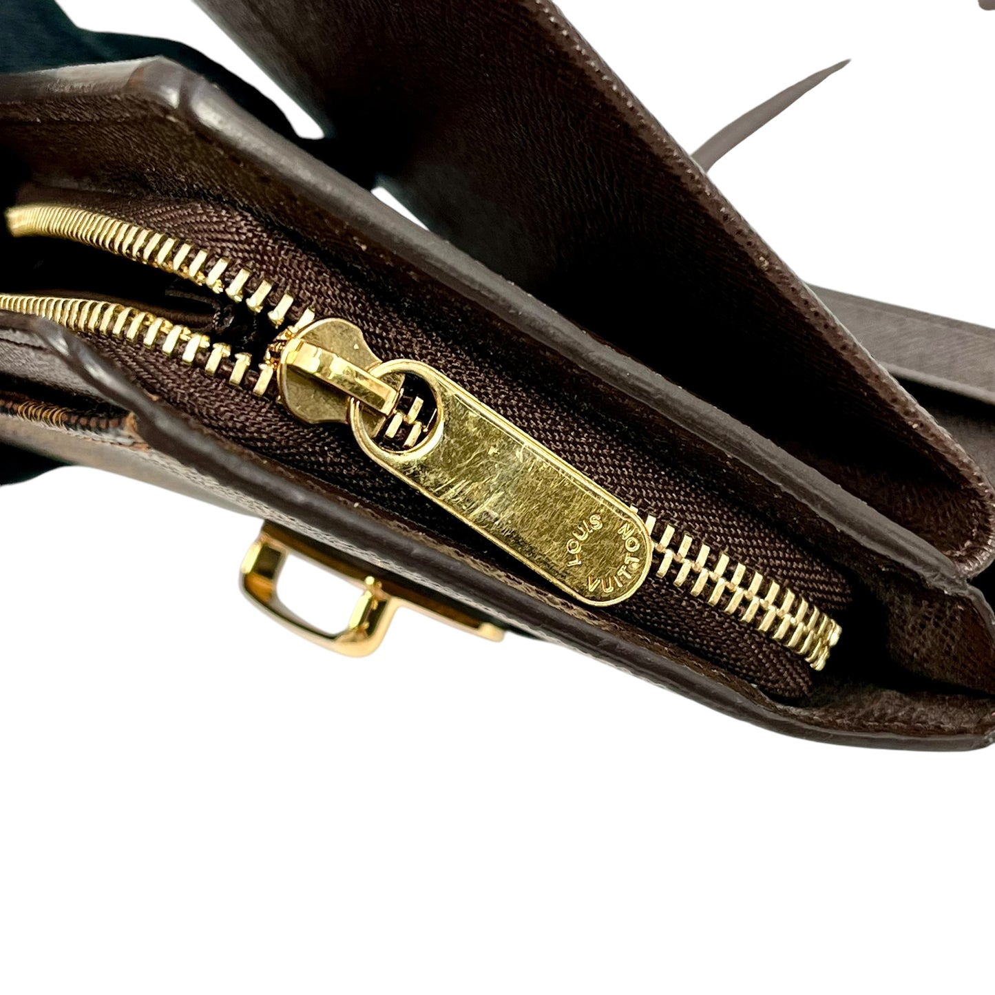 Louis Vuitton ダミエ ポルトフォイユ ジョイ 二つ折り財布 コンパクトウォレット - ダークブラウン