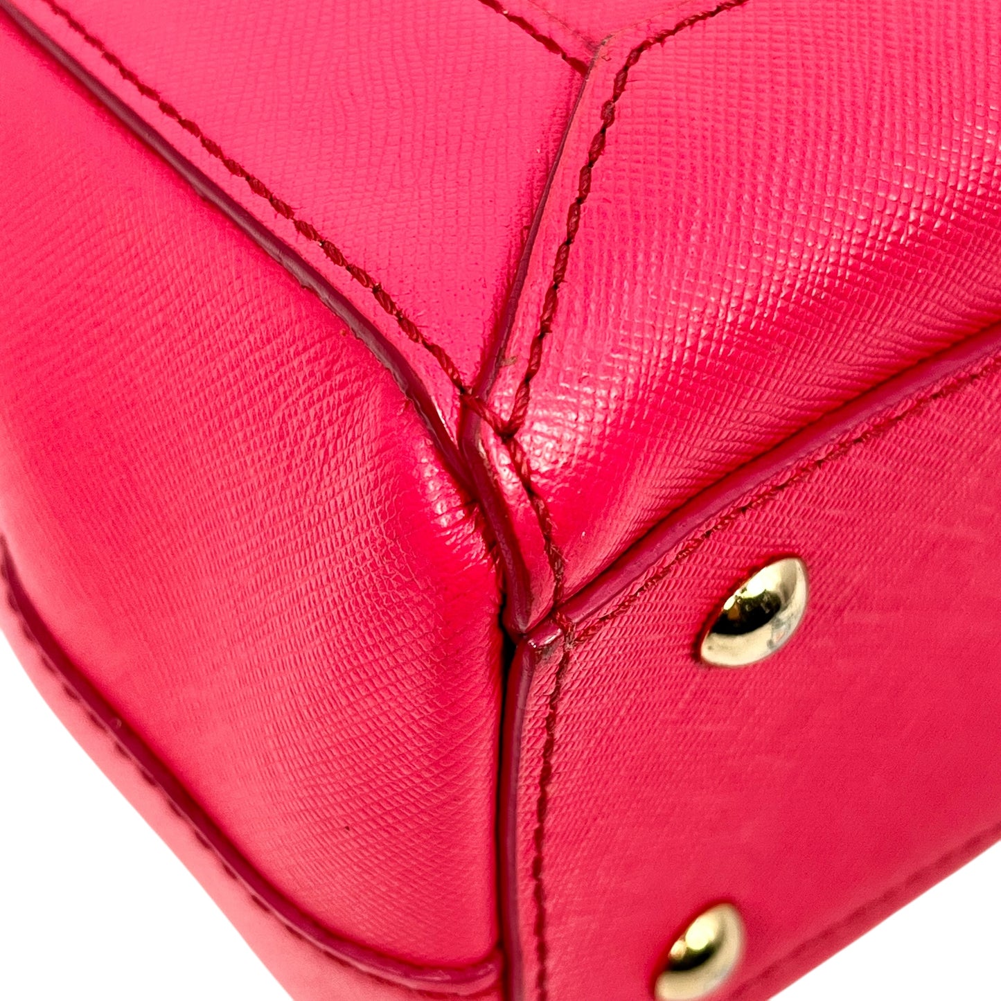 MCM Leather Handbag/Shoulder Bag - Pink 