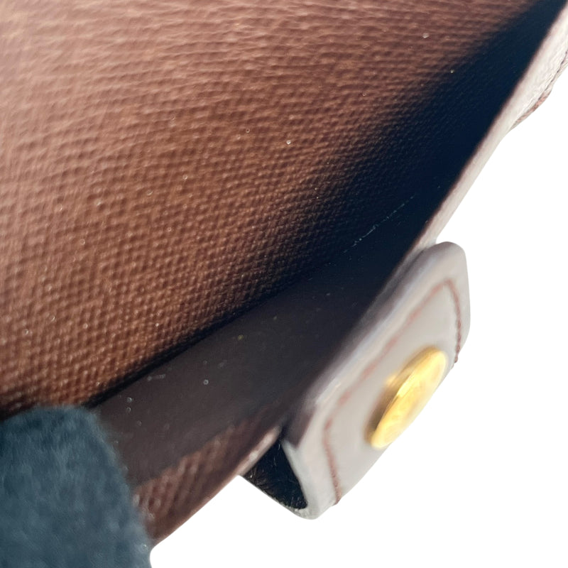 Louis Vuitton Damier Zip Bifold Compact Wallet - Brown 