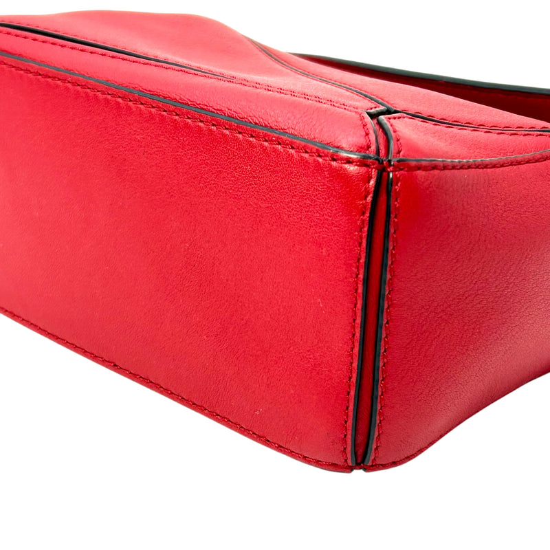 LOEWE パズルバッグ ミニバッグ ハンドバッグ - レッド