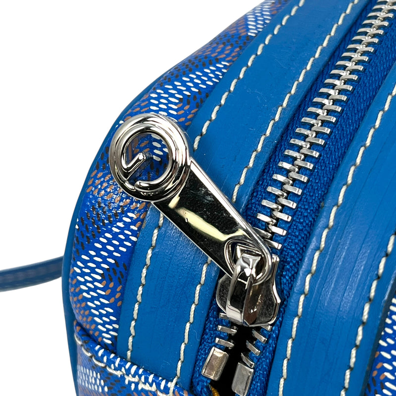 HOLD GOYARD Gap Vert PM Shoulder Bag - Blue 