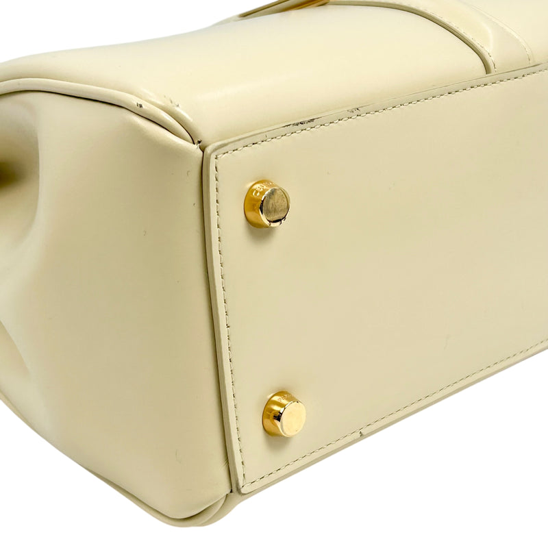CELINE 16 Small Handbag/Shoulder Bag - Cream 