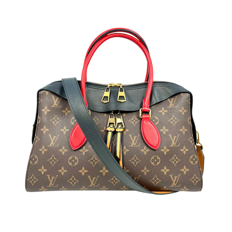 Louis Vuitton Monogram Canvas Tuileries Handbag - Brown 