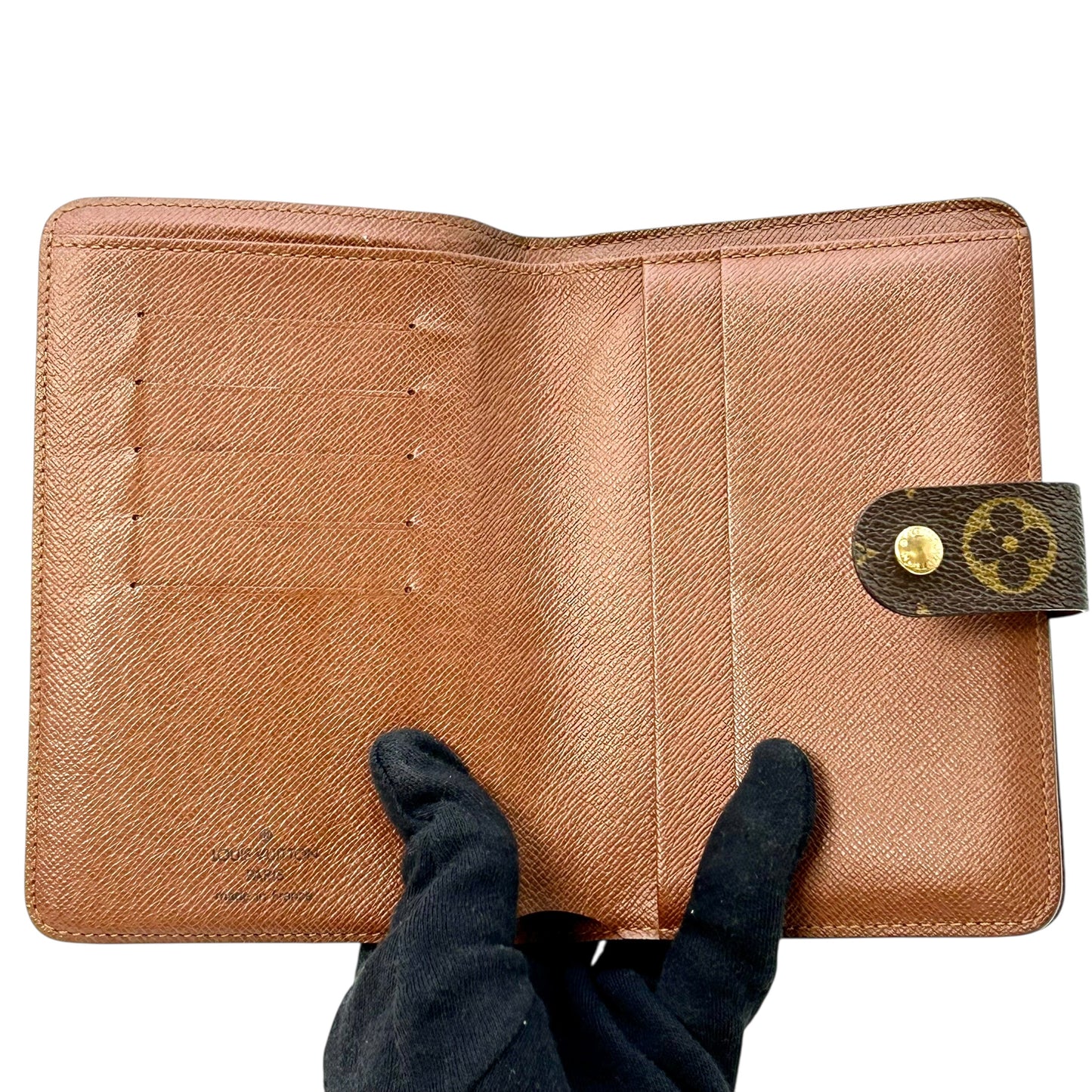 Louis Vuitton Monogram Canvas Portefeuille Porte Papier Zip Bifold Compact Wallet - Brown - 32441 