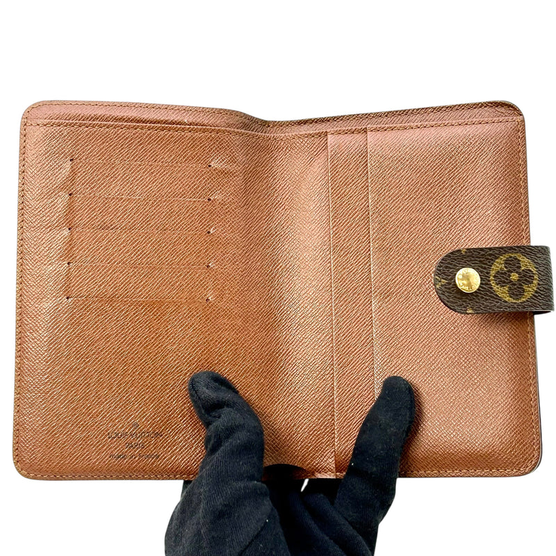 Louis Vuitton Monogram Canvas Portefeuille Porte Papier Zip Bifold Compact Wallet - Brown - 32441 