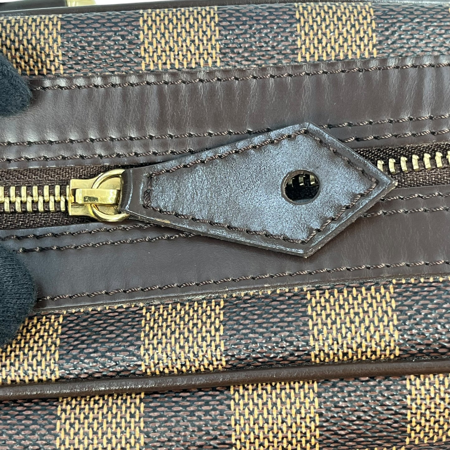 Louis Vuitton Damier Ebene Duomo Handbag - Dark Brown 
