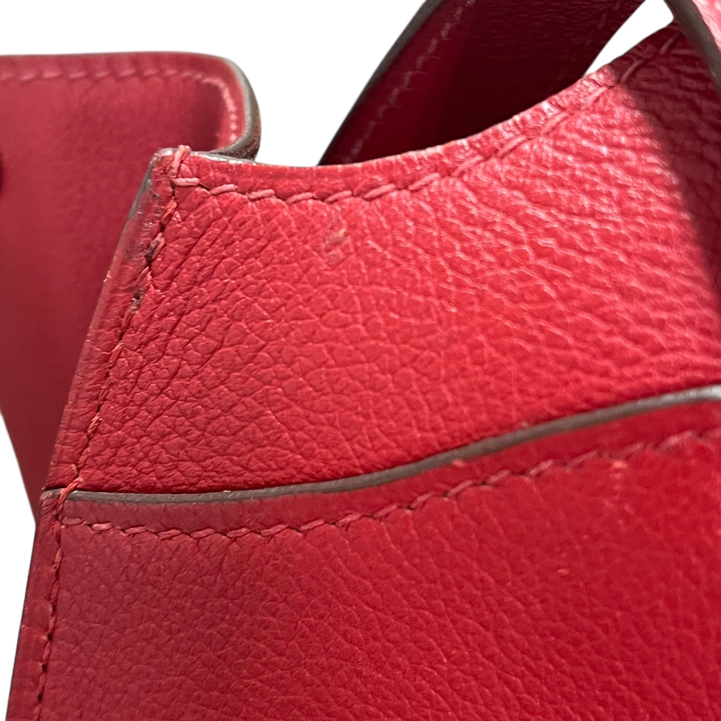 Hermès Sakado GR24 Rouge Kazak Backpack with D Stamp (2000) - Red 