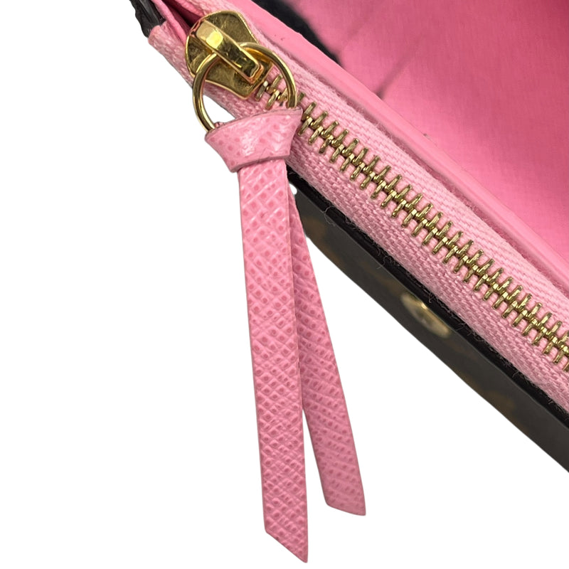 Louis Vuitton Monogram Canvas Portefeuille Victorine Tri-fold Compact Wallet - Brown 