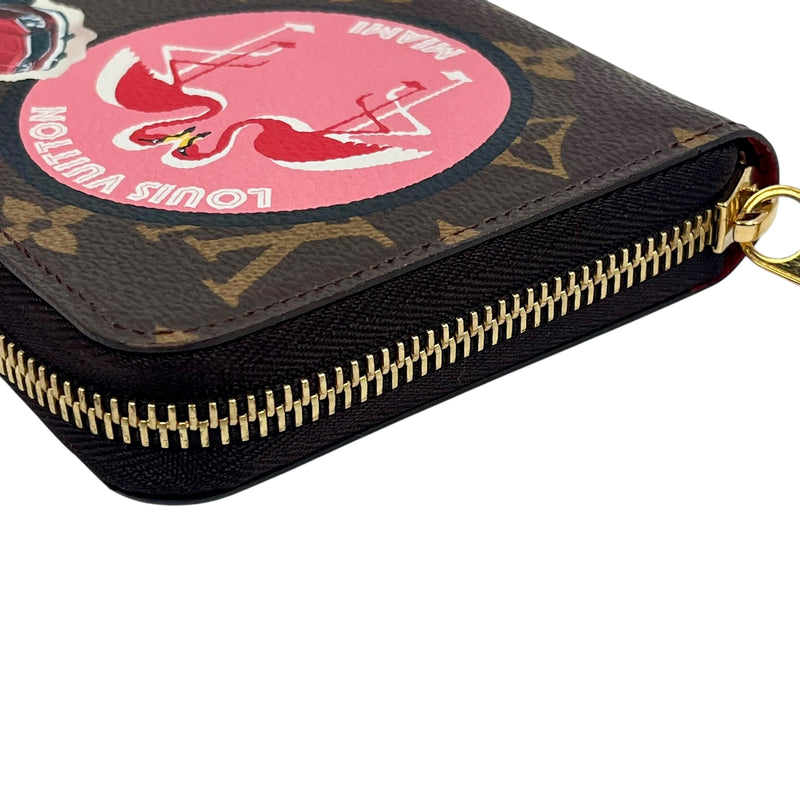 Louis Vuitton モノグラム キャンバス ワールドツアー ジッピー 長財布 ロングウォレット - ブラウン