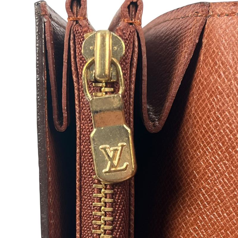 Louis Vuitton モノグラム キャンバス ポルトモネ クレディ 長財布 ロングウォレット - ブラウン - 31496