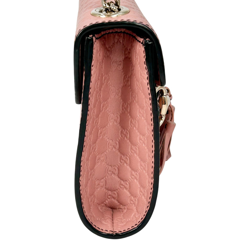 GUCCI Emily Mini Chain Shoulder Bag - Pink 