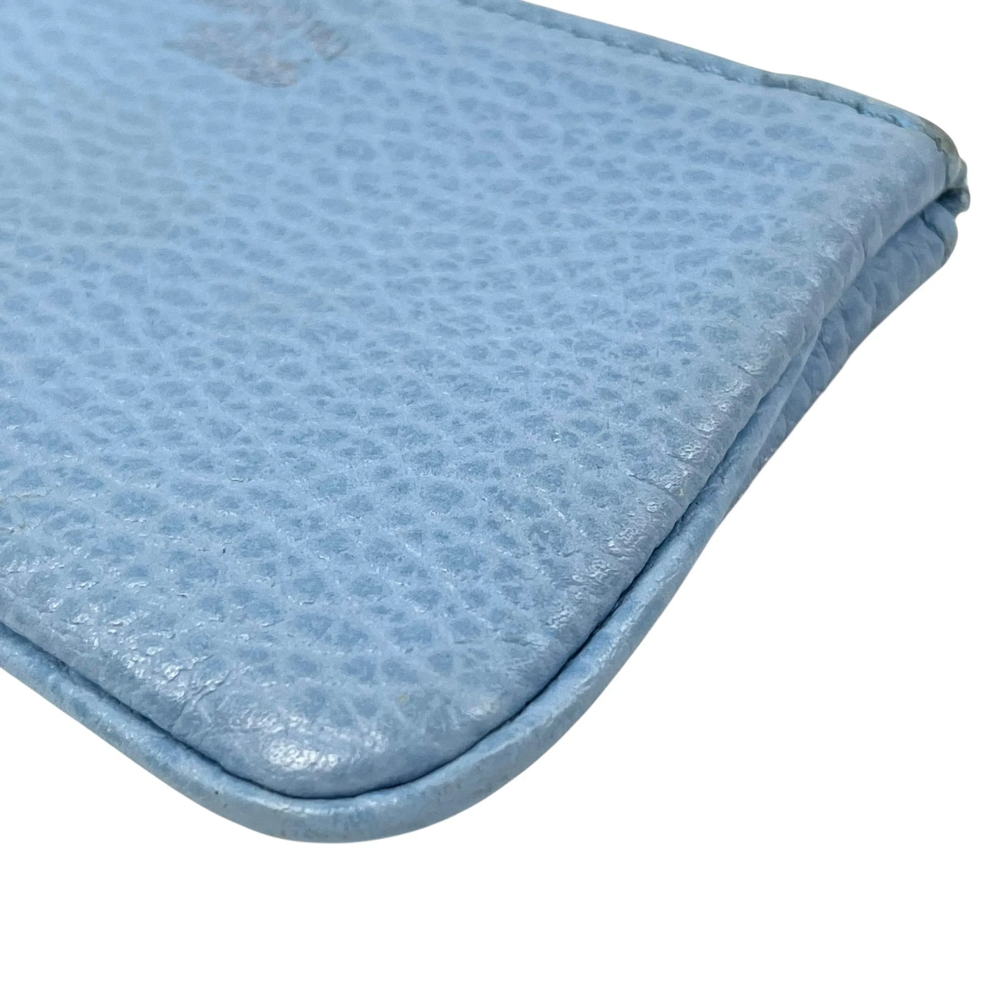 GUCCI Leather Coin Case and Key Case - Blue 