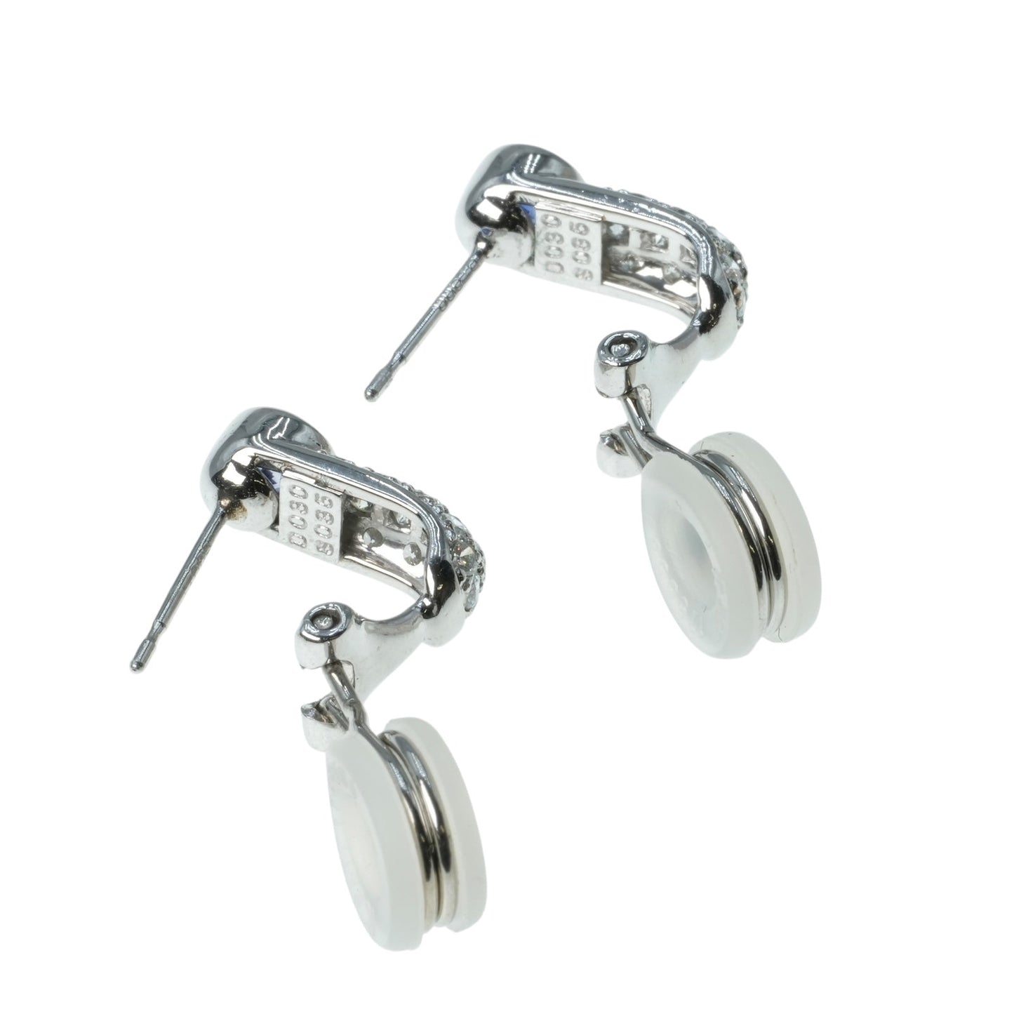 Sapphire Platinum Earrings Jewelry - Pt900 
