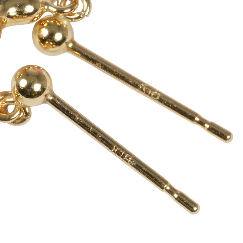 トリプル クロス ピアス - 18KYG - 06680