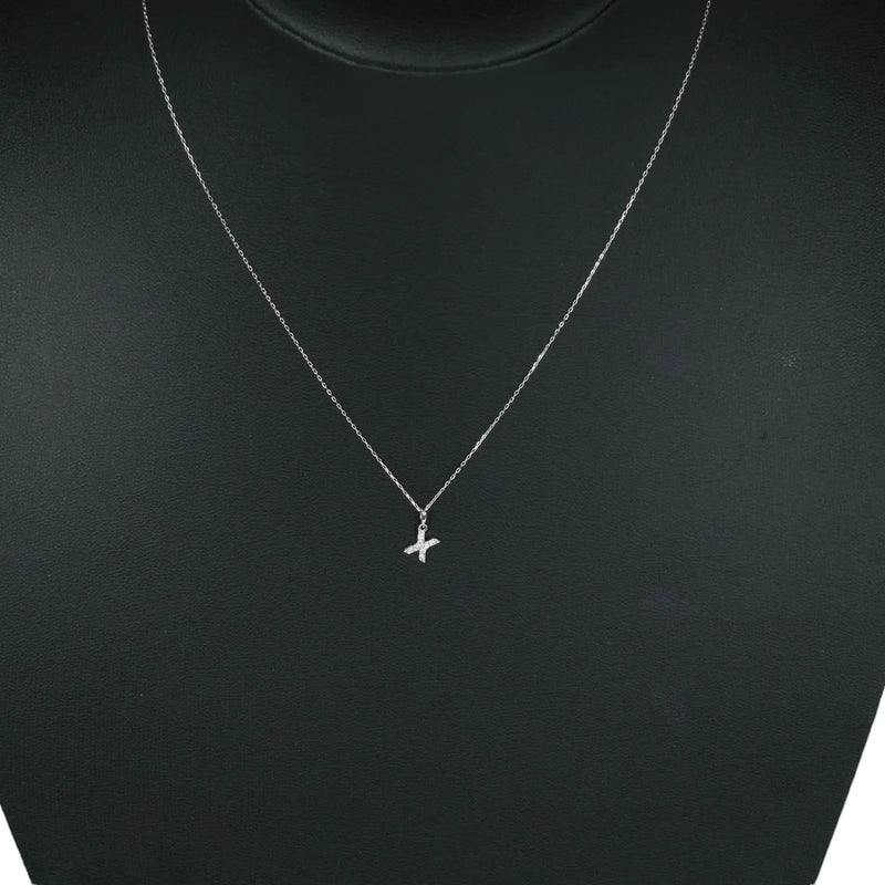 クロス ネックレス ジュエリー - 18KWG