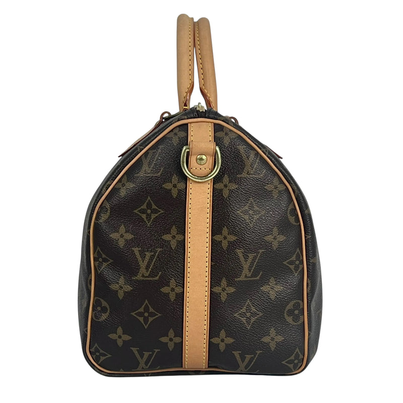 Louis Vuitton モノグラムキャンバス スピーディ 30 バンドリエール ハンドバッグ ショッピング - ブラウン