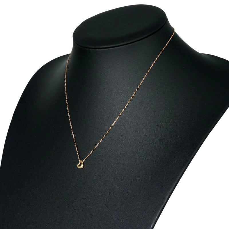 Tiffany & Co オープンハート ペンダント ネックレス - 18KYG