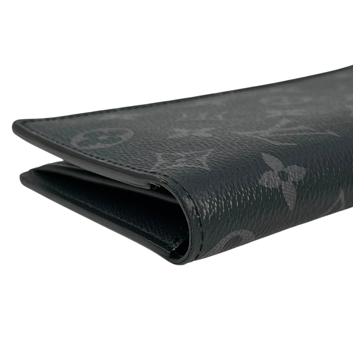 Louis Vuitton モノグラム エクリプス キャンバス ロングウォレット - ブラック