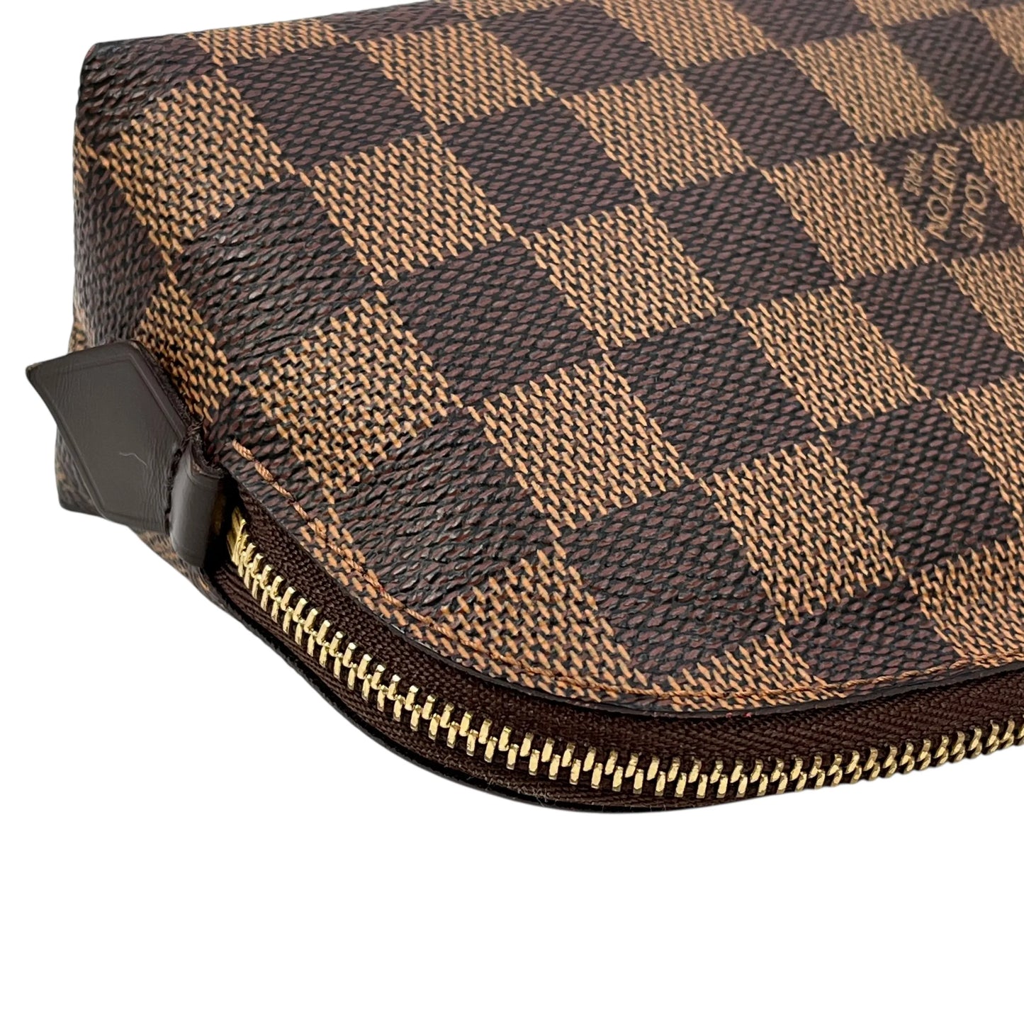 Louis Vuitton Damier Ebene Pochette Cosmetic Pouch - Brown - 33319 