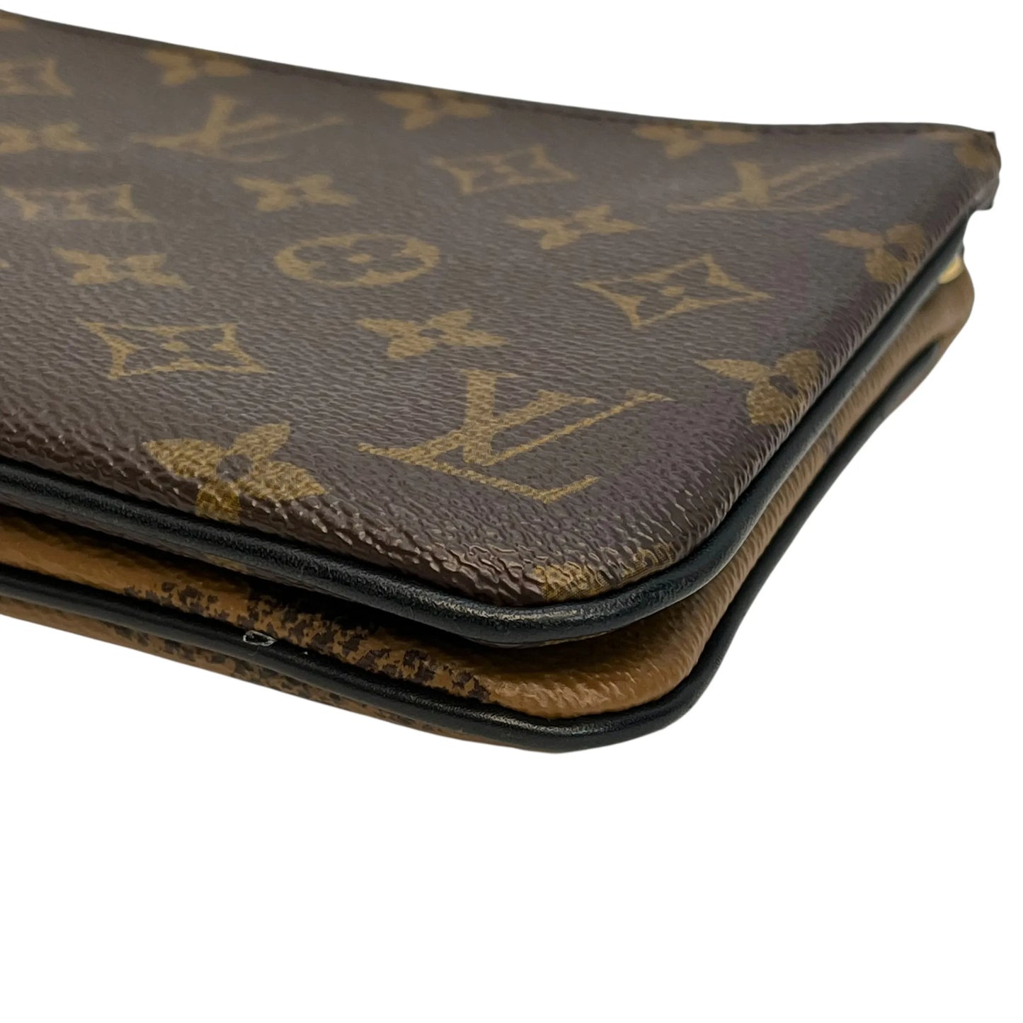 Louis Vuitton モノグラム キャンバス ポシェット アクセソワール チェーンショルダーバッグ - ブラウン × ダークブラウン