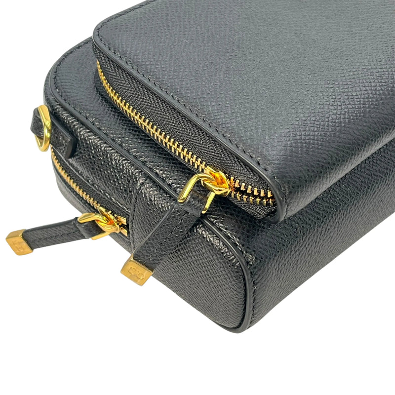 Dior Caro Shoulder Bag - Black 