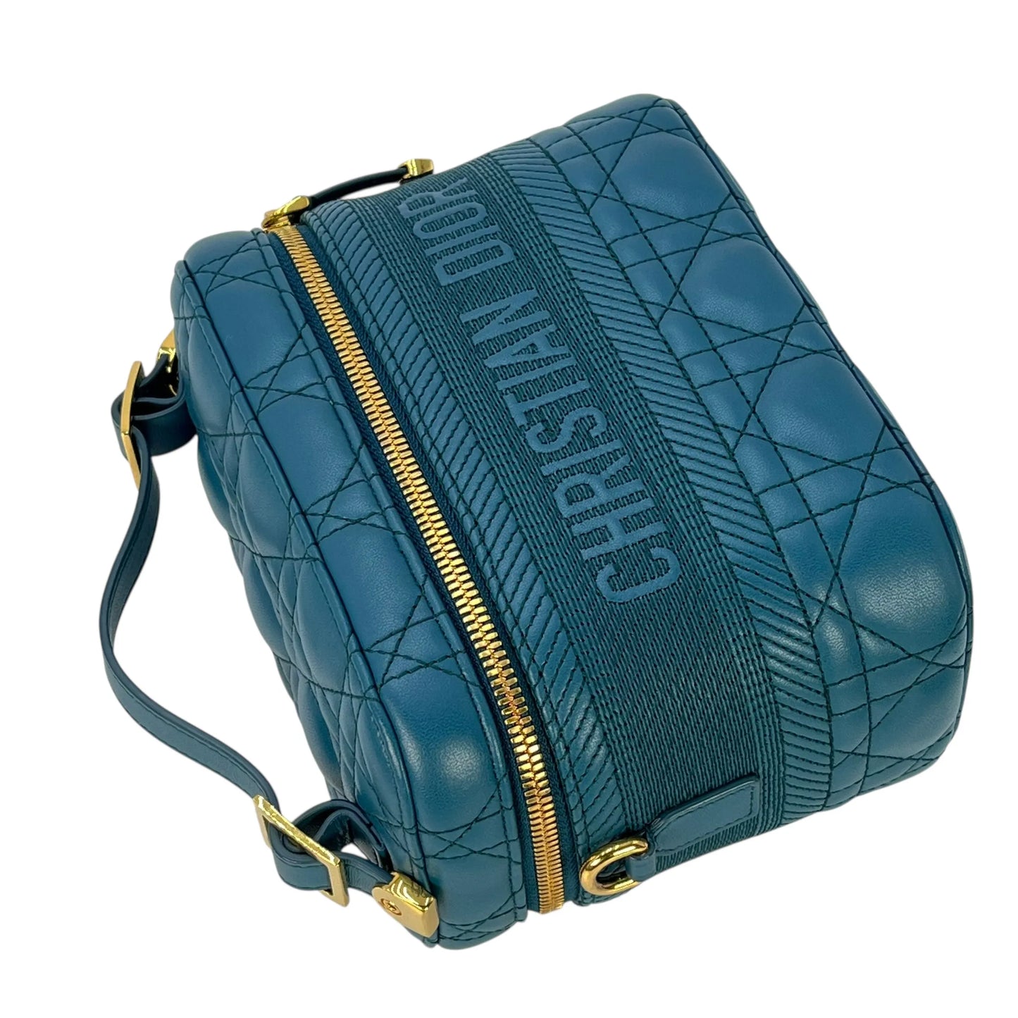 Dior Small Travel Vanity Handbag/Shoulder Bag - Blue 