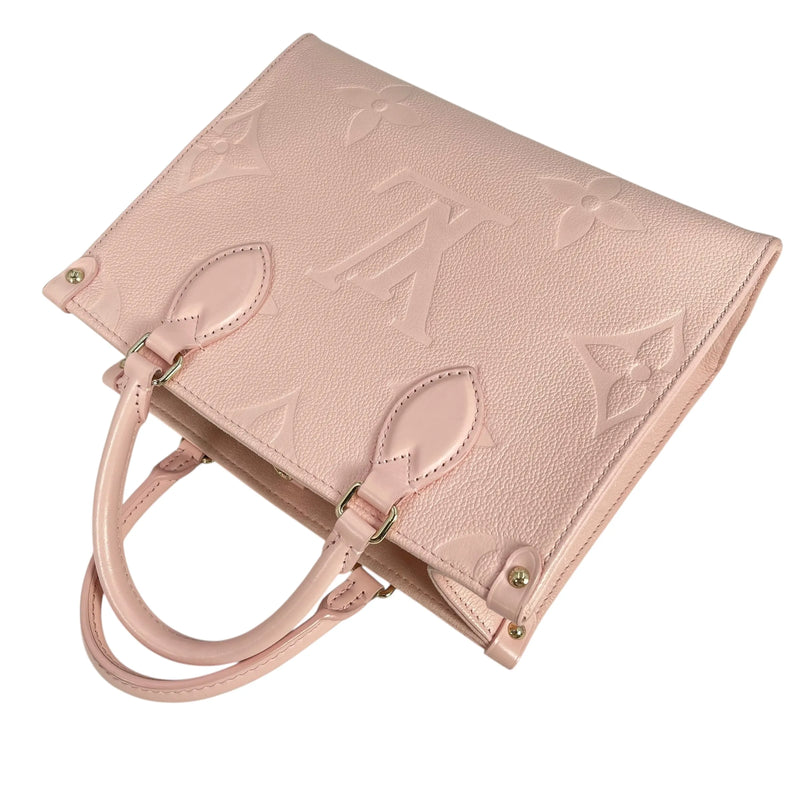 Louis Vuitton Monogram Empreinte On-the-Go PM Handbag - Pink 