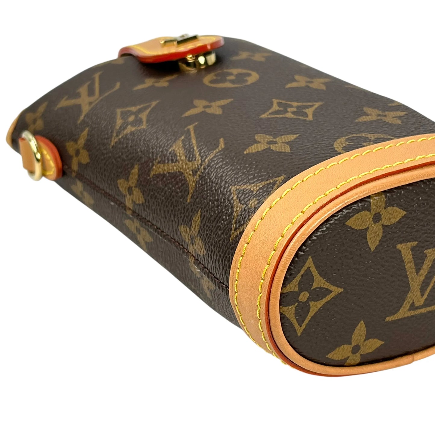 Louis Vuitton モノグラム キャンバス フォールド ミー ポーチ フォンケース ショルダーバッグ - ブラウン