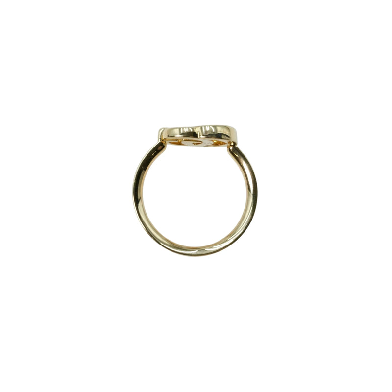 GUCCI Double G Ring Jewelry - 18KYG 