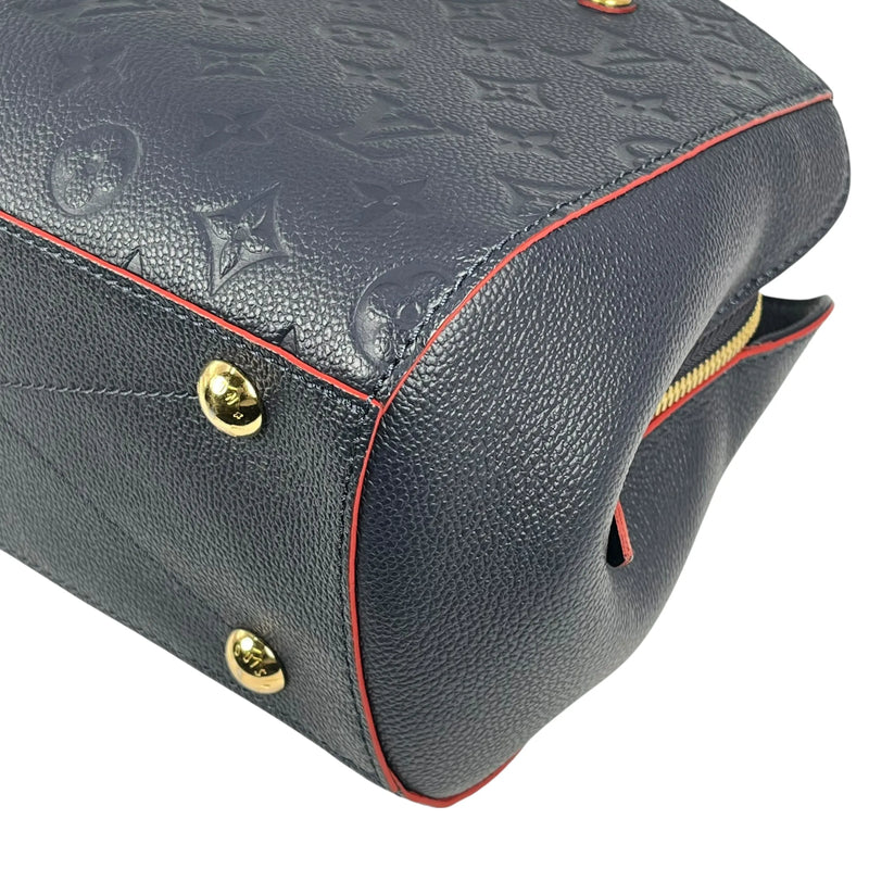 Louis Vuitton Monogram Empreinte Montaigne BB Handbag - Navy 
