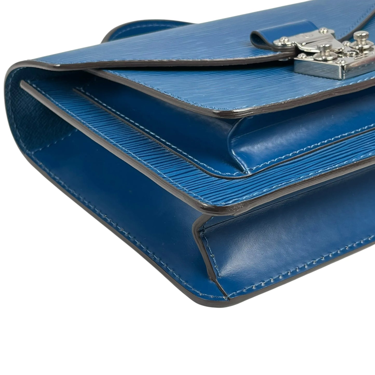 Louis Vuitton Epi Leather Monceau BB Handbag - Blue 