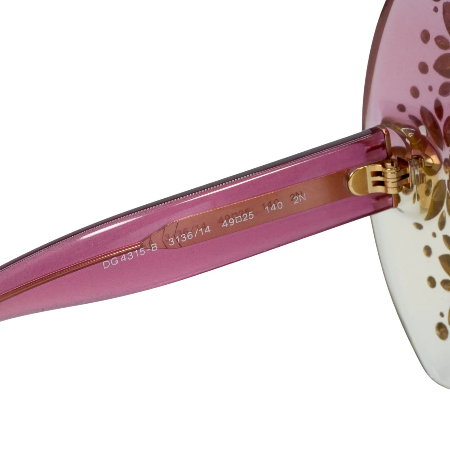 DOLCE &amp; GABBANA Rhinestone Sunglasses - Pink - 33982 