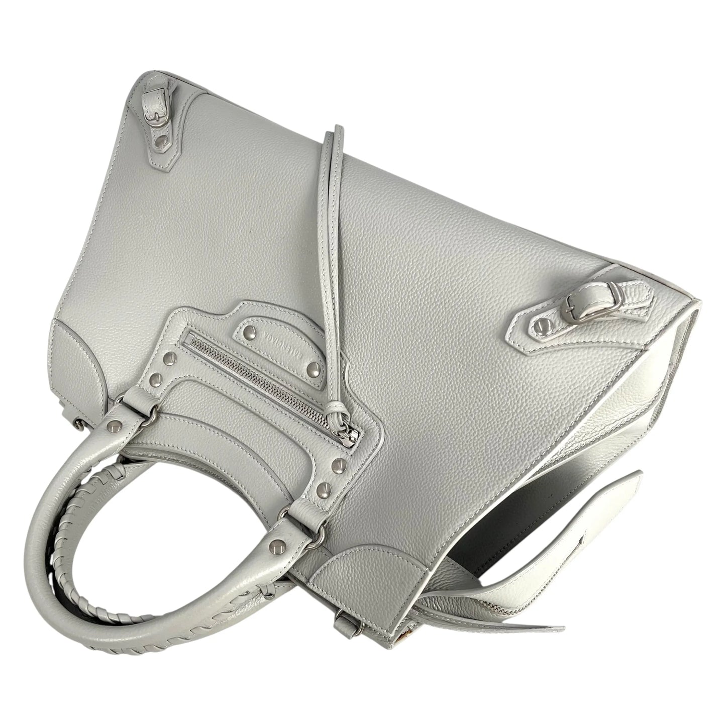 BALENCIAGA Neo Classic City Medium Top Handle Tote Bag Hand Bag - Gray 